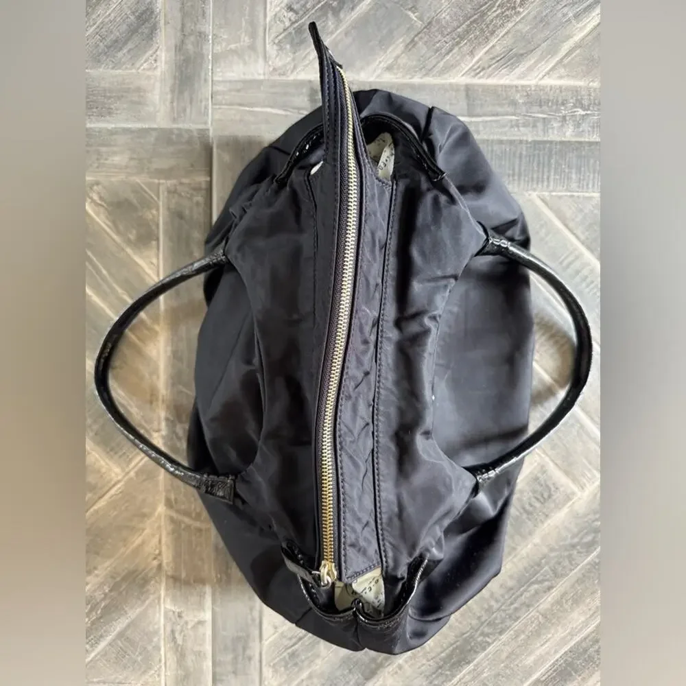 Kate Spade Black Puffy Shoulder Bag with Double Handles